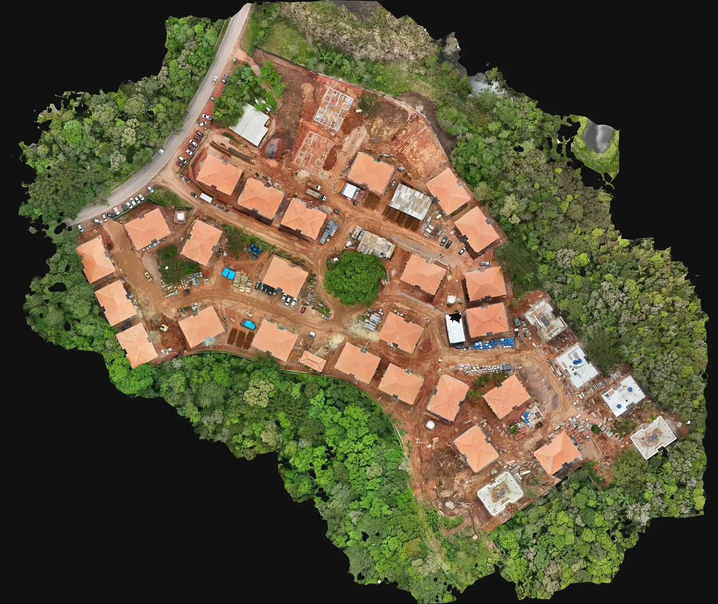 Vista aérea do Parque do Pinhal em 16 out 2026
